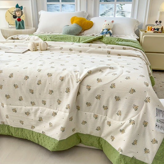 BLOOMCOOL – Lightweight Floral Summer Quilt for Breathable Sleep Comfort