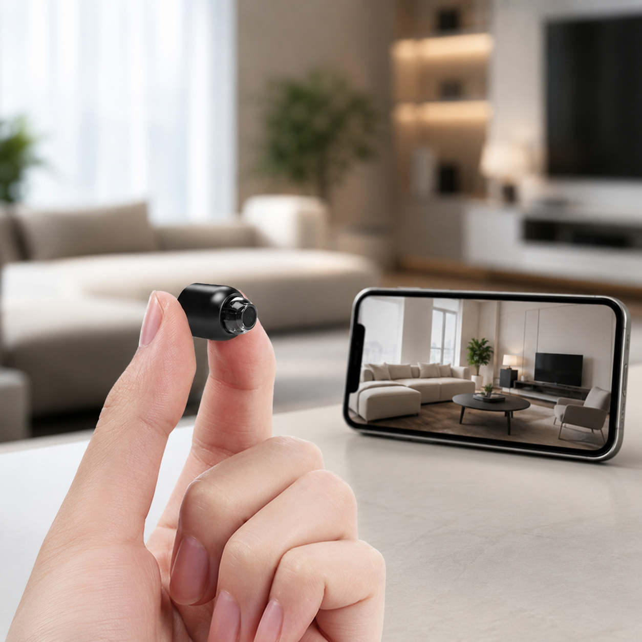 SECURAVIEW – Mini-WLAN-Sicherheitskamera-Set