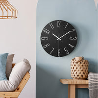 OAKTIDE - Contemporary wall clock designed for quiet and modern everyday interiors