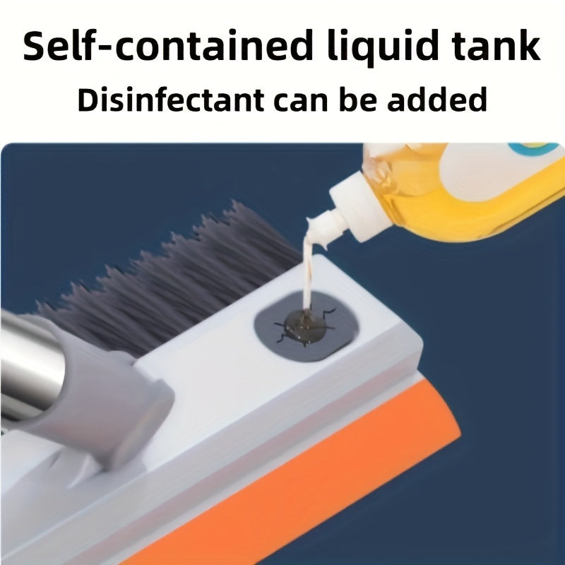 HYDROBRUSH - Manual Cleaning Brush with Integrated Soap Reservoir for Bathrooms and Kitchens