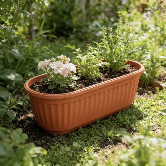 TERRASTACK – Stackable Classic Flower Pot Set
