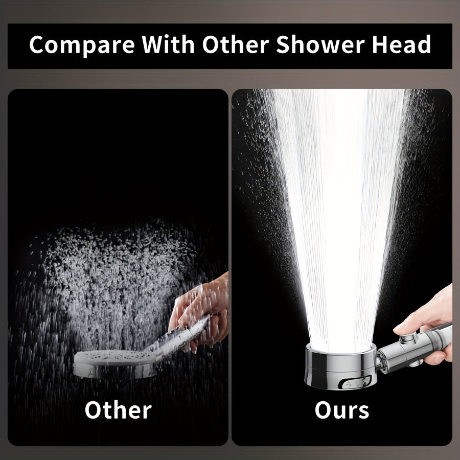 NIMBUSA – Adjustable High-Pressure Shower Head with Three Water Flow Settings