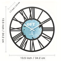 ROMANICA COLOR – Retro Roman Numeral Wall Clock
