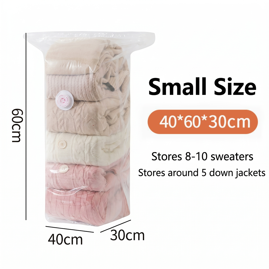 VACUNOVA – No Pump Compression Bags for Effortless Space Saving