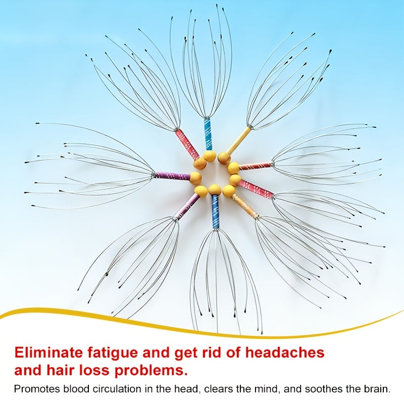 OCTOMASS – Octopus-Shaped Scalp Massager for Relaxation & Stress Relief