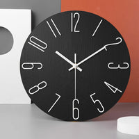 OAKTIDE - Contemporary wall clock designed for quiet and modern everyday interiors