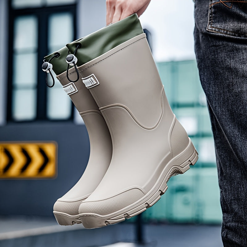 RAINSTEP – Durable Mid-Calf Waterproof Boots for Men & Women