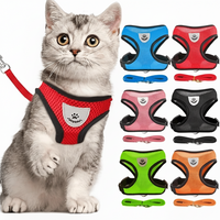 NIGHTWALK - Reflective Pet Vest with Leash for Dogs and Cats