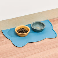 PAWSPOT - Waterproof Cat & Dog Feeding Tray, Scratch-Resistant & Mess-Free