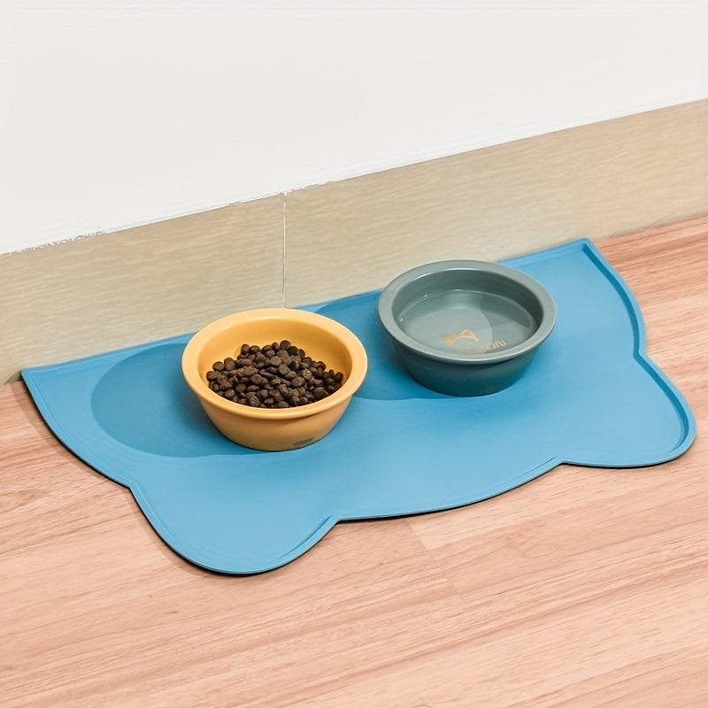 PAWSPOT - Waterproof Cat & Dog Feeding Tray, Scratch-Resistant & Mess-Free
