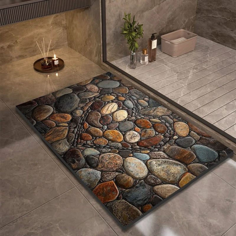 AQUASOFT BATH MAT – Diatomaceous Earth Bath Mat for Safety & Comfort 0