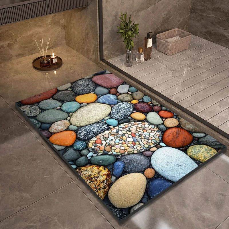 AQUASOFT BATH MAT – Diatomaceous Earth Bath Mat for Safety & Comfort 2
