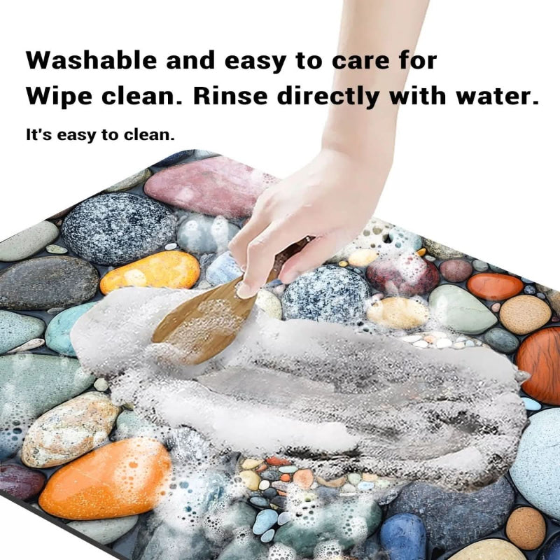 AQUASOFT BATH MAT – Diatomaceous Earth Bath Mat for Safety & Comfort 7