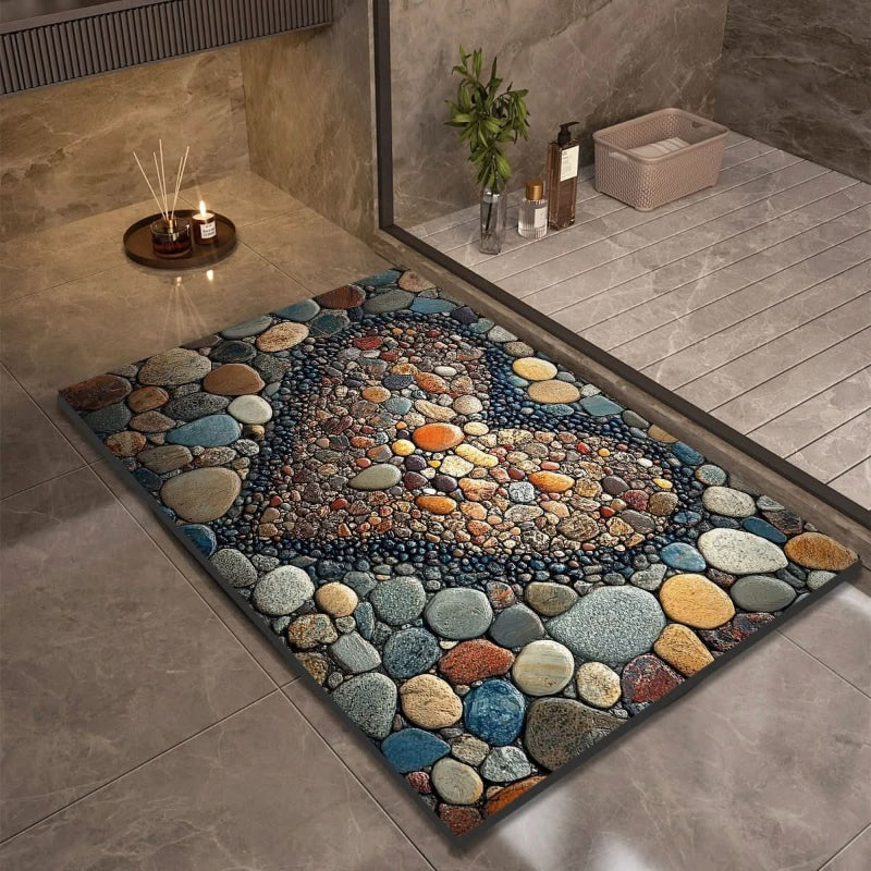 AQUASOFT BATH MAT – Diatomaceous Earth Bath Mat for Safety & Comfort 8