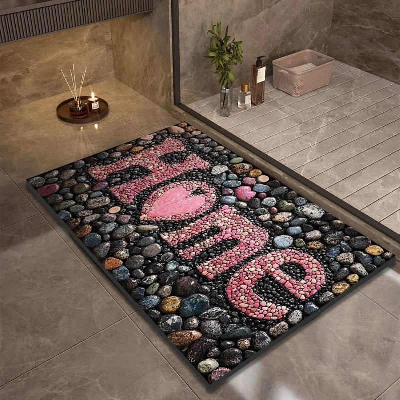AQUASOFT BATH MAT – Diatomaceous Earth Bath Mat for Safety & Comfort 9