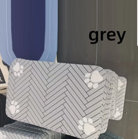 Absorbent Dog Food Mat - Waterproof Anti-Slip Cat Feeding Mat with Quick-Dry Rubber Backing 4
