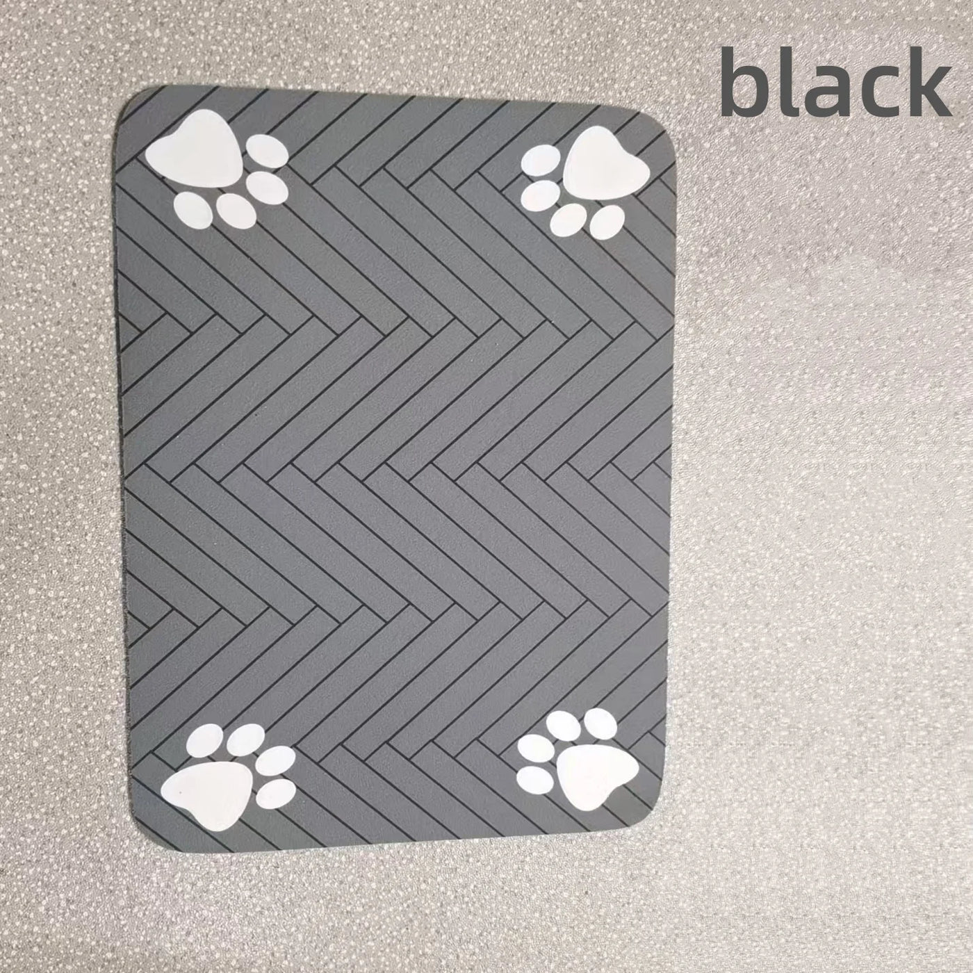 Absorbent Dog Food Mat - Waterproof Anti-Slip Cat Feeding Mat with Quick-Dry Rubber Backing 5