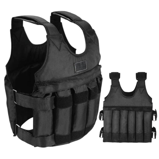 Adjustable 110 Pound Weighted Vest for Running, Walking, and Workouts 0