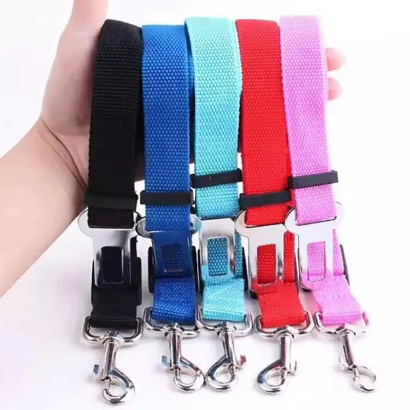 Adjustable Dog Car Seat Belt Harness - Safe Travel for Dogs & Cats 5