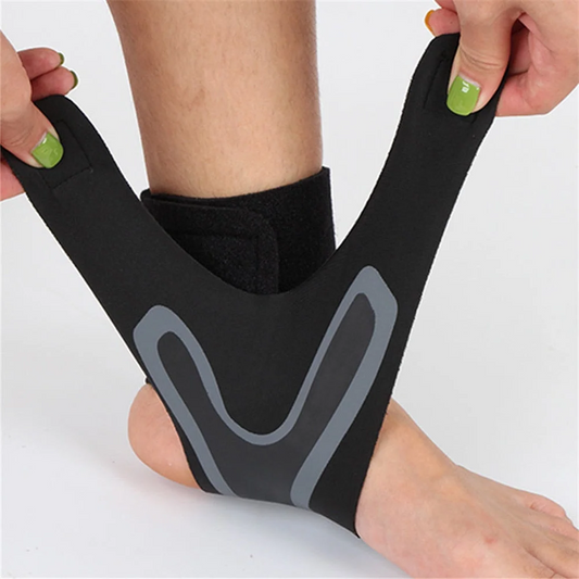 Ankle Compression Sleeve - Pain Relief Ankle Support Brace for Sprains 0