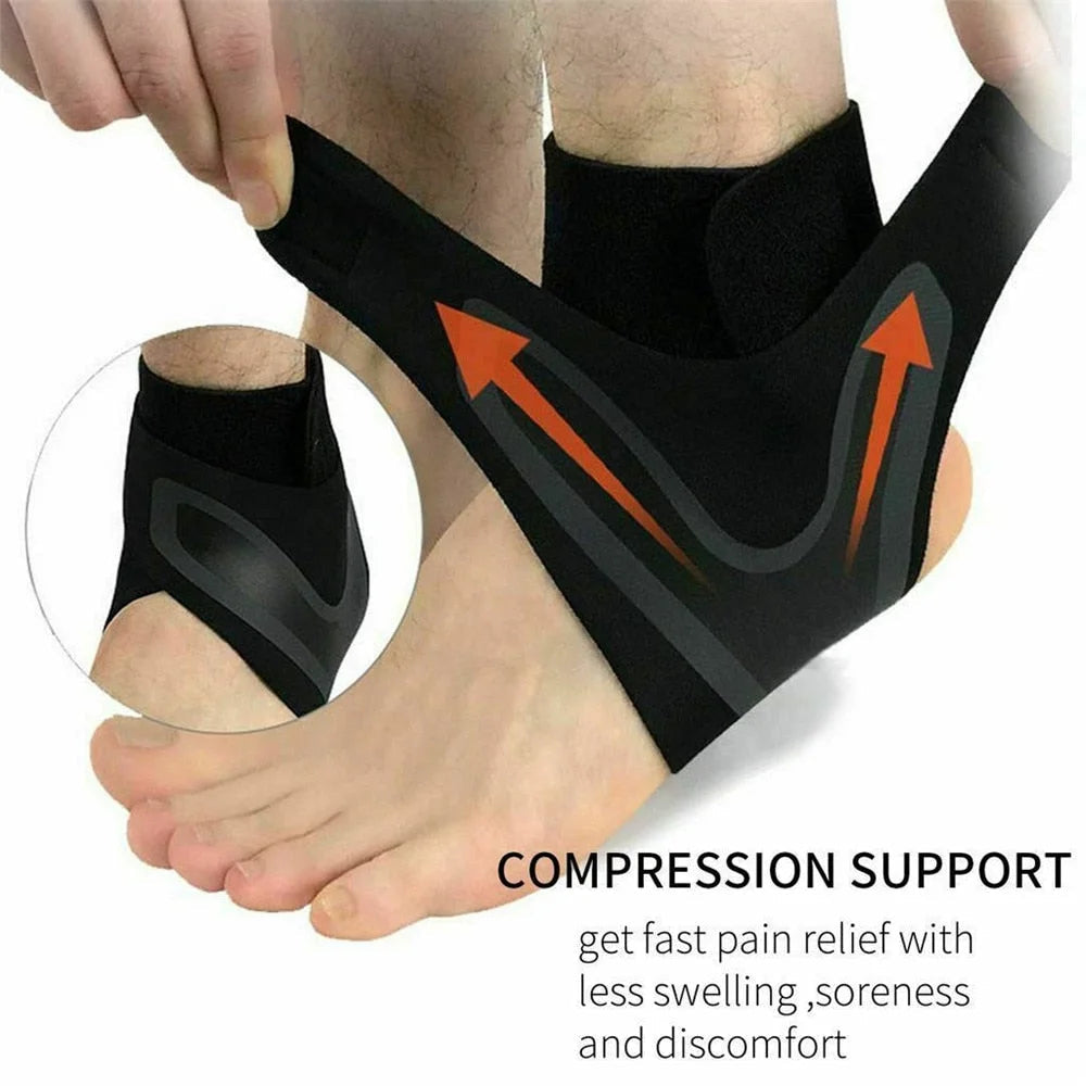 Ankle Compression Sleeve - Pain Relief Ankle Support Brace for Sprains 2