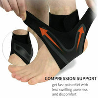 Ankle Compression Sleeve - Pain Relief Ankle Support Brace for Sprains 2