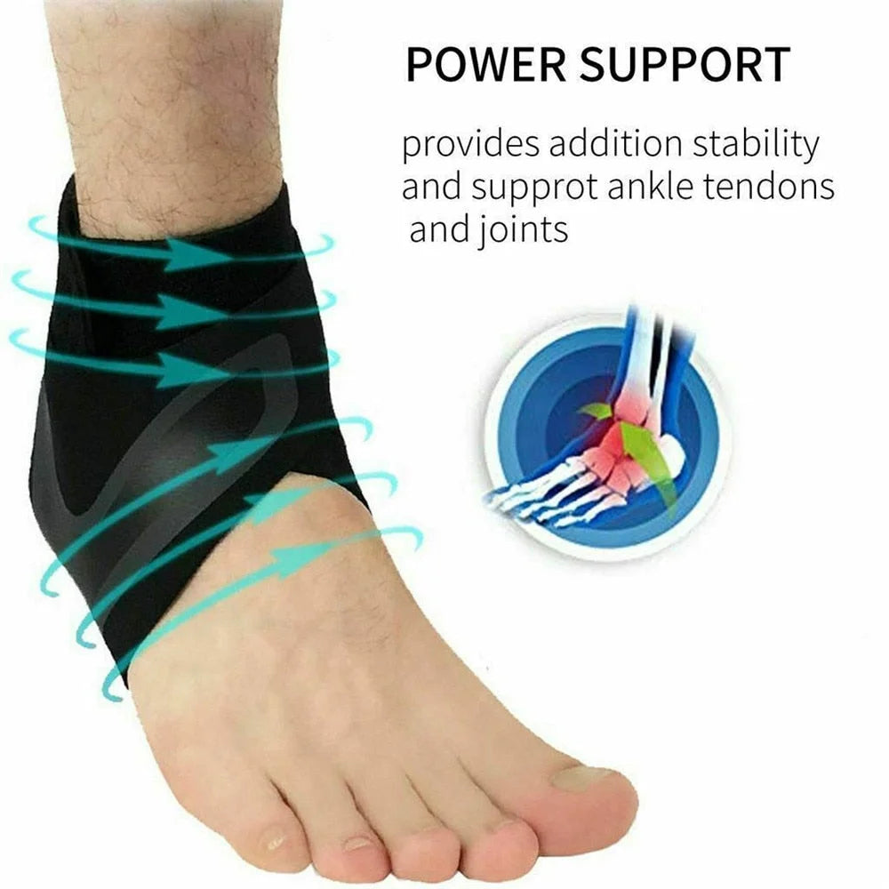 Ankle Compression Sleeve - Pain Relief Ankle Support Brace for Sprains 3