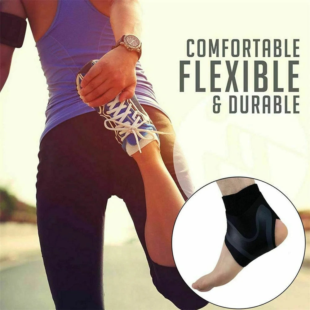 Ankle Compression Sleeve - Pain Relief Ankle Support Brace for Sprains 7
