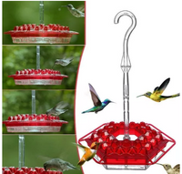 Ant Proof Hummingbird Feeder - 30 Feeding Ports for Easy Nectar Access 4