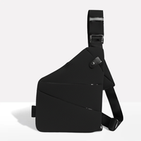 Anti-Theft Black Crossbody Bag for Women – RFID Blocking & Waterproof Design 19