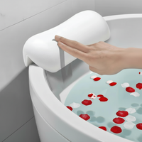 AquaCloud Waterproof Bath Pillow for Tub - Ergonomic Non-Slip Design 1