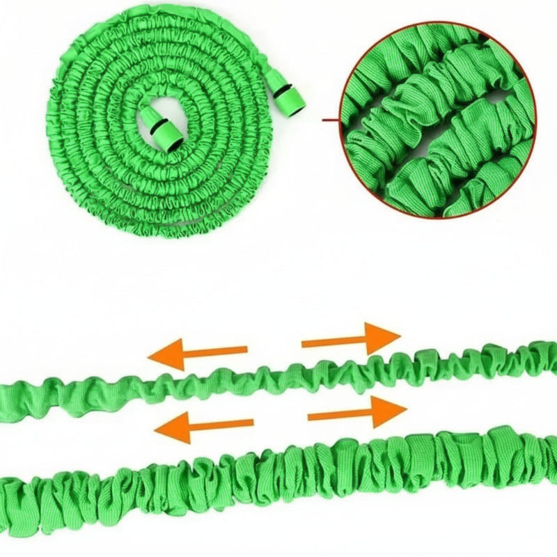 AquaFlex Expandable hose - High pressure garden & car wash hose 6