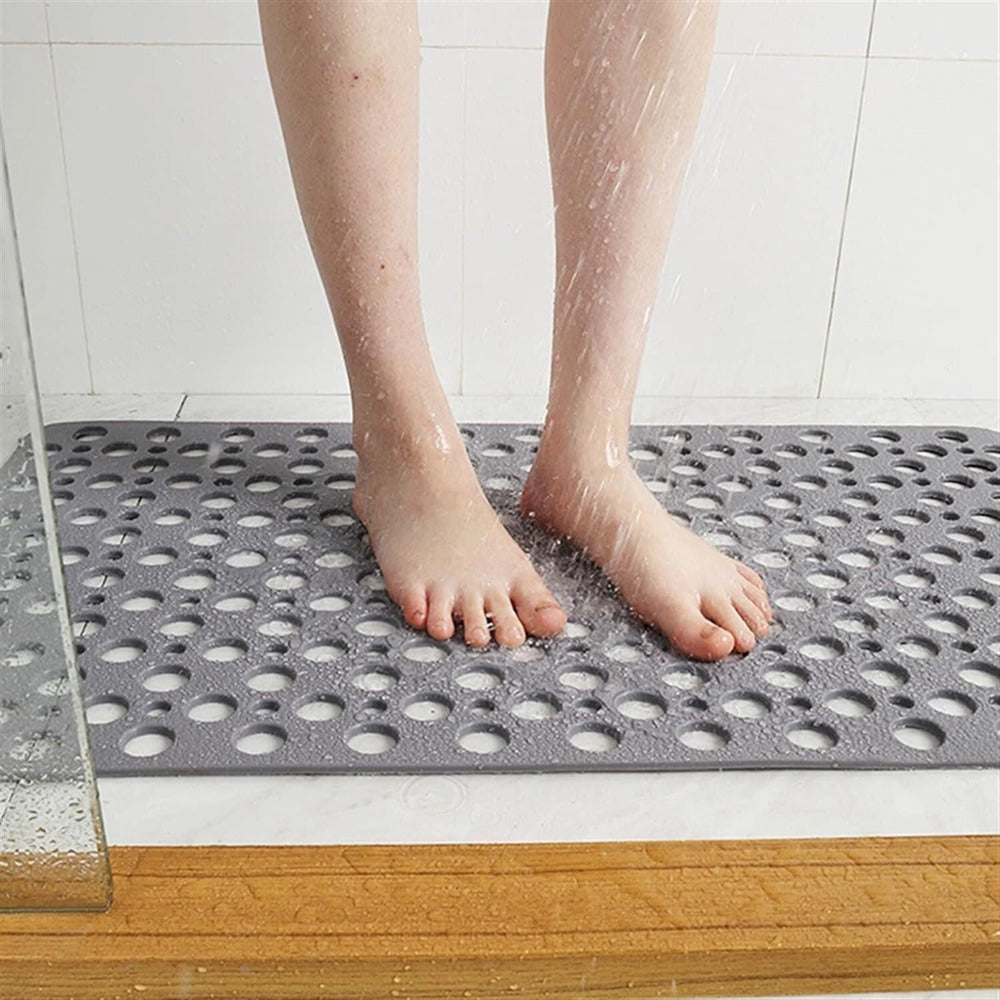 AquaGuard Non-Slip Shower Mat - Mold-Resistant, Comfortable Bath Mat 1