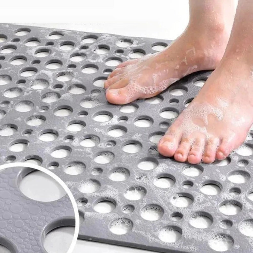 AquaGuard Non-Slip Shower Mat - Mold-Resistant, Comfortable Bath Mat 4