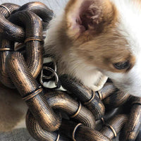 BarkBling - Unique Large Dog Collar with Durable Chain Design for Comfort 6