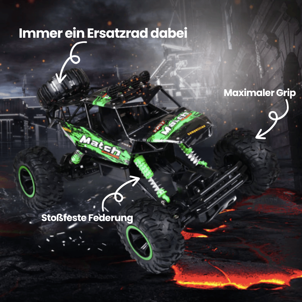 BeastTrek X4 - 4x4 Remote Control Monster Truck with Shockproof Design 3