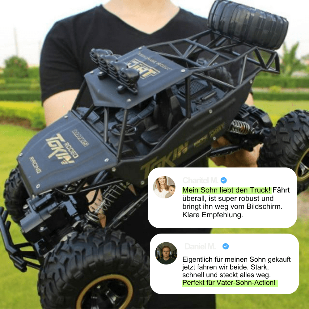 BeastTrek X4 - 4x4 Remote Control Monster Truck with Shockproof Design 8
