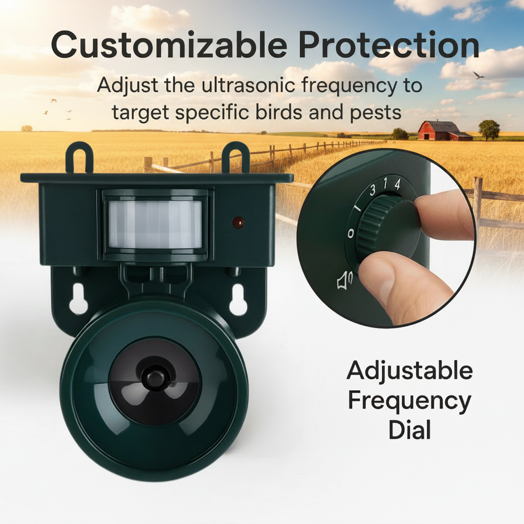 ECOFLIGHT GUARD – Bird Repeller – Humane Outdoor Protection Device