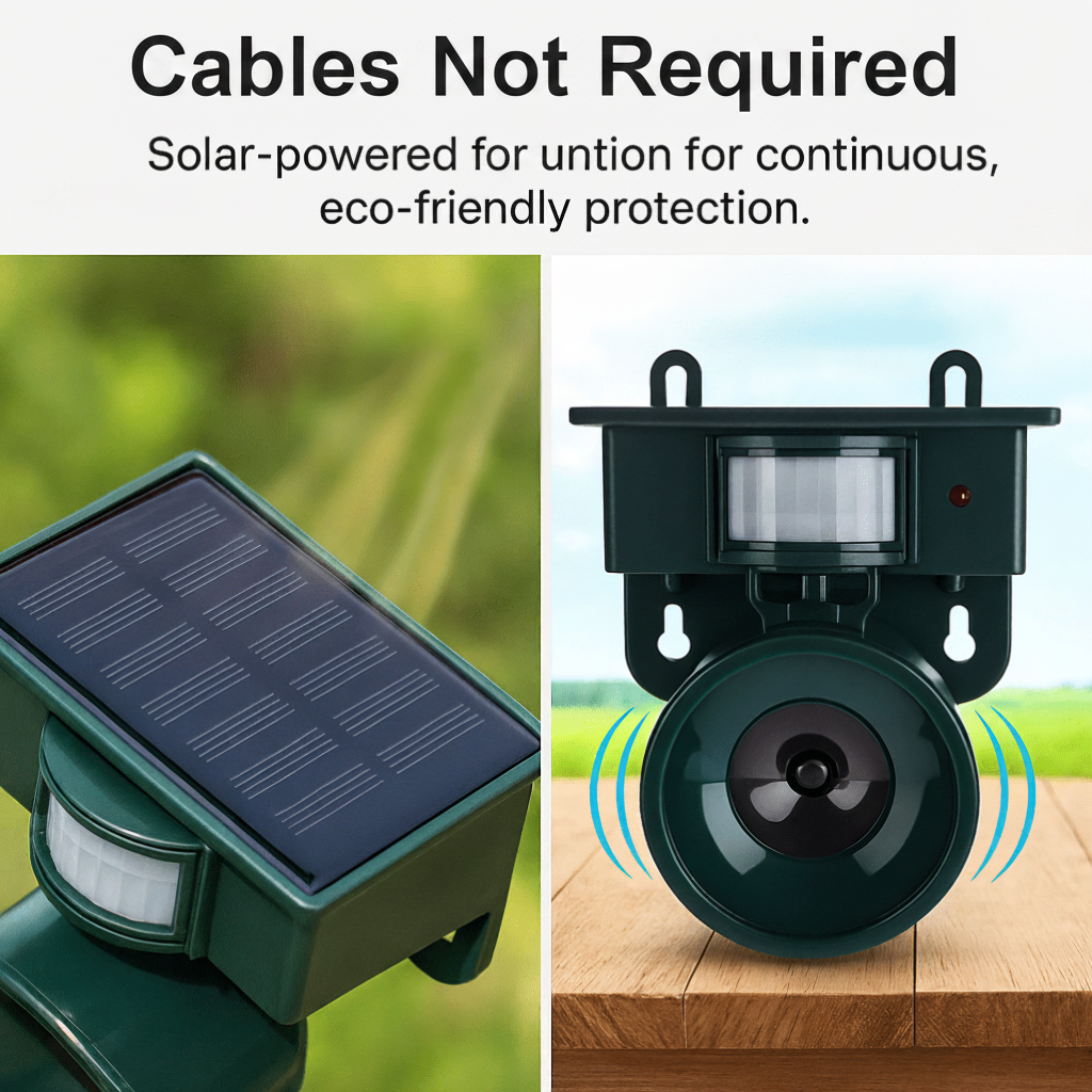 ECOFLIGHT GUARD – Bird Repeller – Humane Outdoor Protection Device