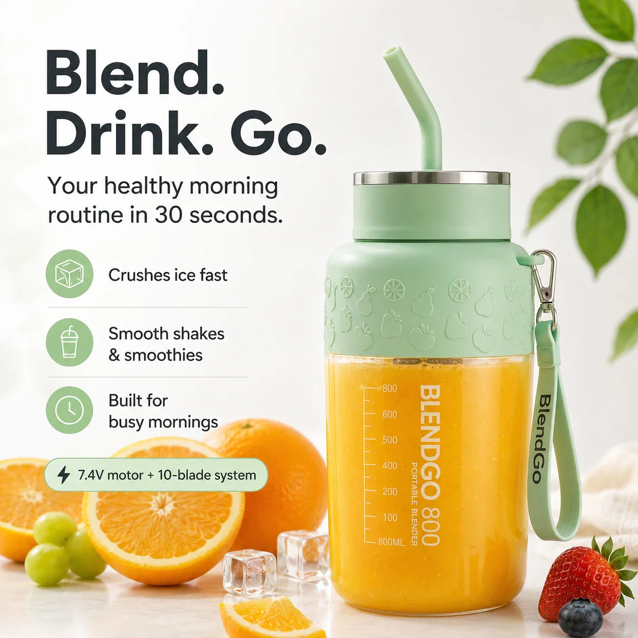 JUICEFLOW – Compact Blender Cup for Everyday Healthy Beverages