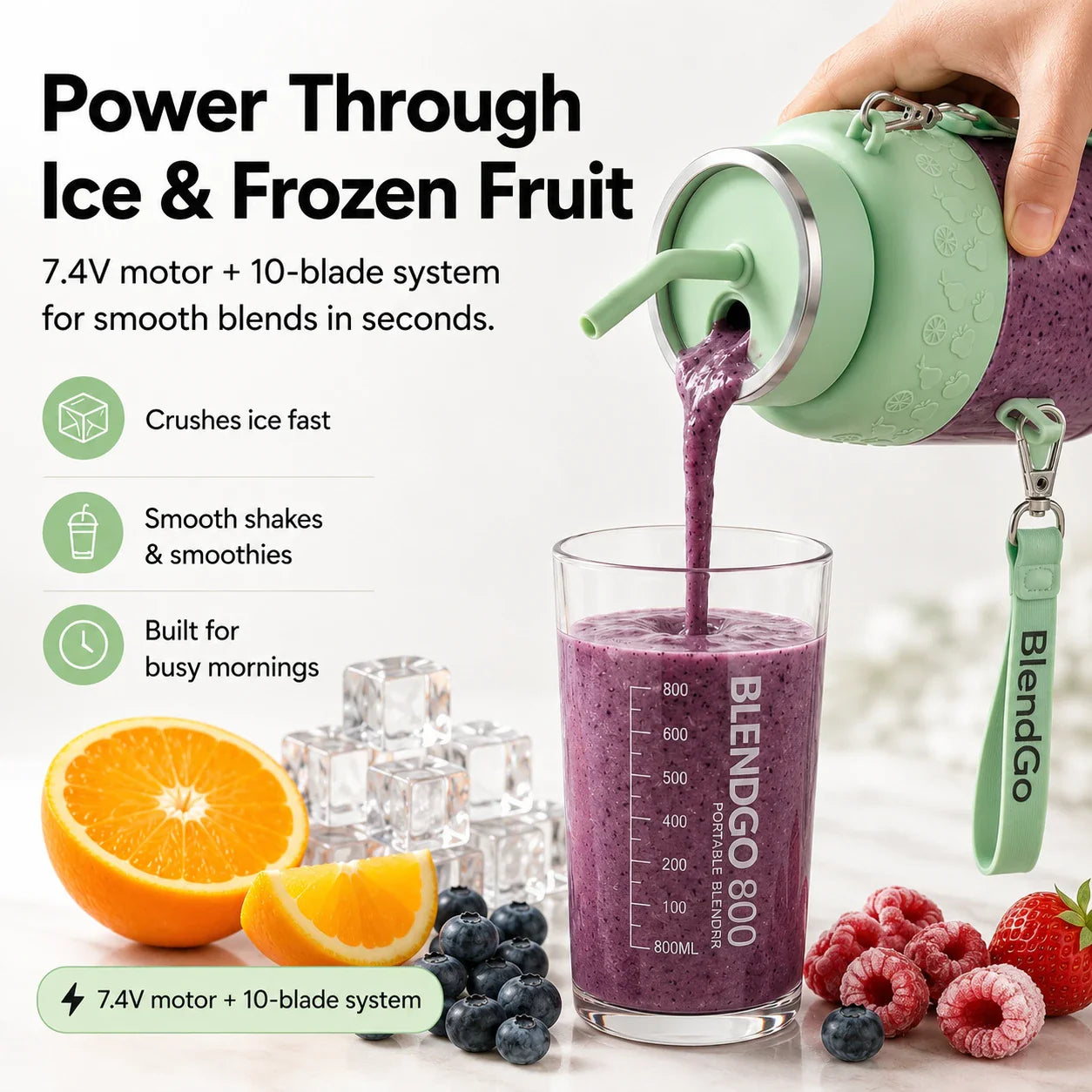 JUICEFLOW – Compact Blender Cup for Everyday Healthy Beverages