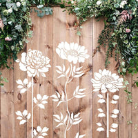BloomCraft Floral Stencil Set - 10 Durable Stencils for Easy Crafting 2