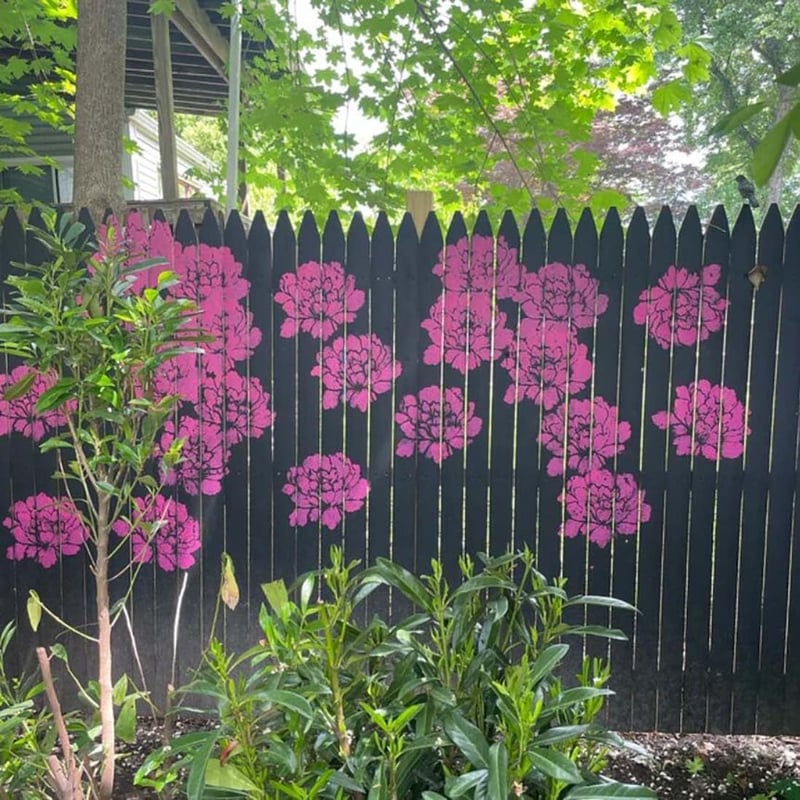 BloomCraft Floral Stencil Set - 10 Durable Stencils for Easy Crafting 3