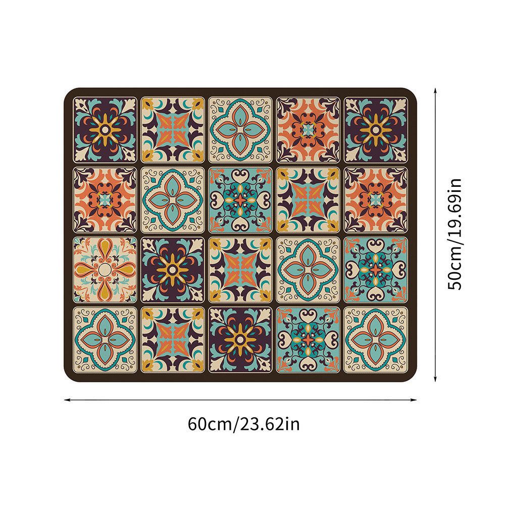 BohoShield - High-Density Microfiber Appliance Mat for Dust, Scratch & Spill Protection 3