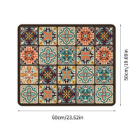 BohoShield - High-Density Microfiber Appliance Mat for Dust, Scratch & Spill Protection 3