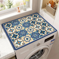 BohoShield - High-Density Microfiber Appliance Mat for Dust, Scratch & Spill Protection 4