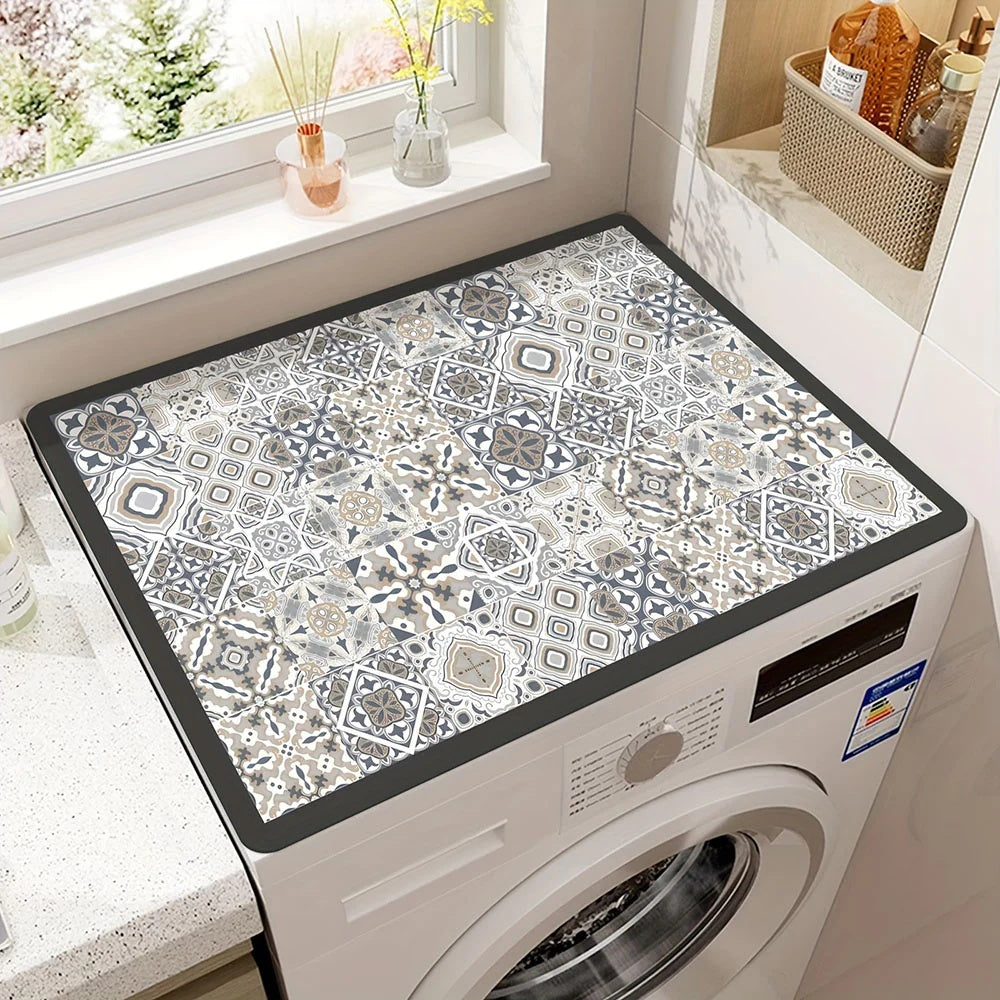 BohoShield - High-Density Microfiber Appliance Mat for Dust, Scratch & Spill Protection 5