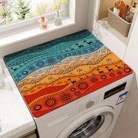 BohoShield - High-Density Microfiber Appliance Mat for Dust, Scratch & Spill Protection 6