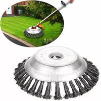 BowLift - 6 & 8 Inch Steel Wire Weed Brush Lawn Mower for Efficient Garden Cleaning 4