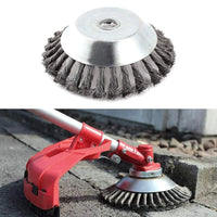 BowLift - 6 & 8 Inch Steel Wire Weed Brush Lawn Mower for Efficient Garden Cleaning 5